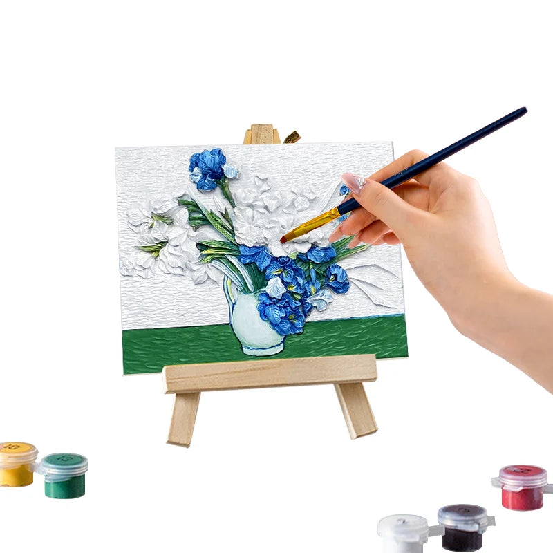 Resin DIY 3D Painting - Irises - 13.5x10cm