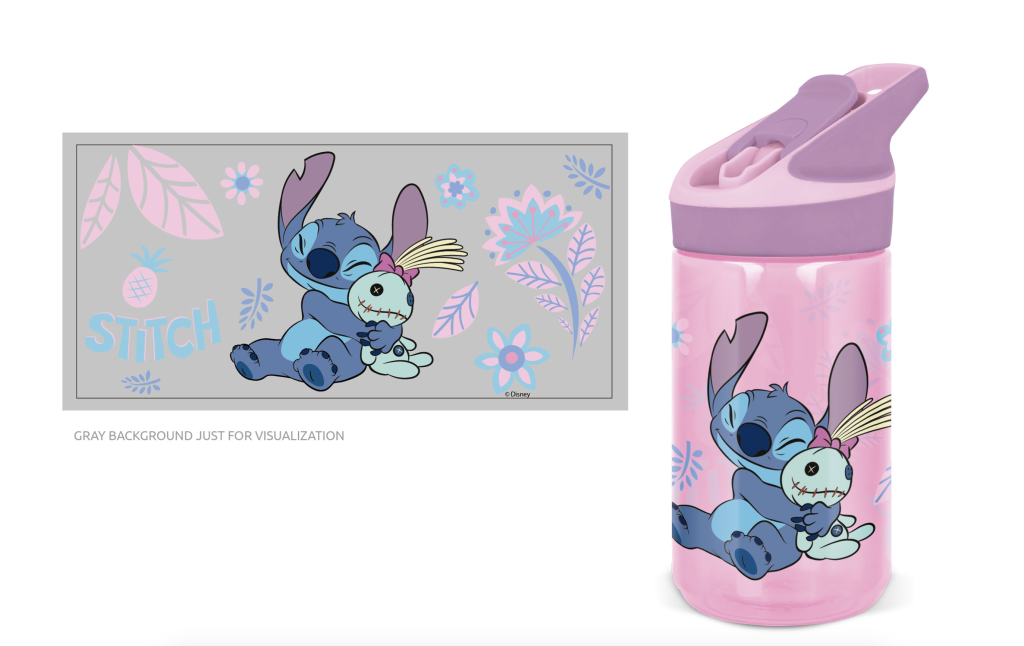 STITCH - Watercolor - Sport Bottle - 480ml