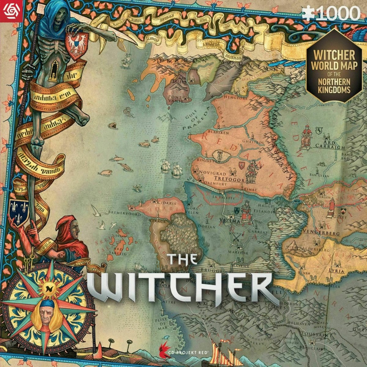 THE WITCHER 3 - The Northern Kingdoms  - Puzzle 500P