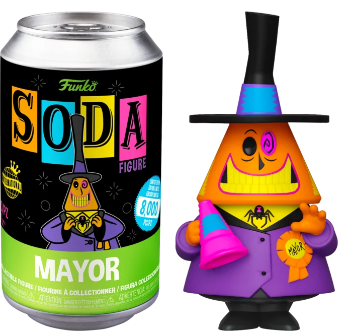NBX - POP Vinyl Soda - Mayor (Blacklight) w/Chase (IE)