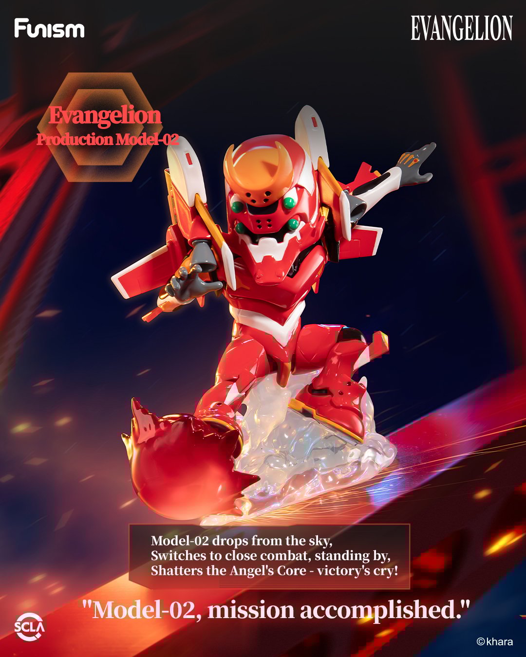 EVANGELION - EVA - Blind Box 8 Figure set 12cm