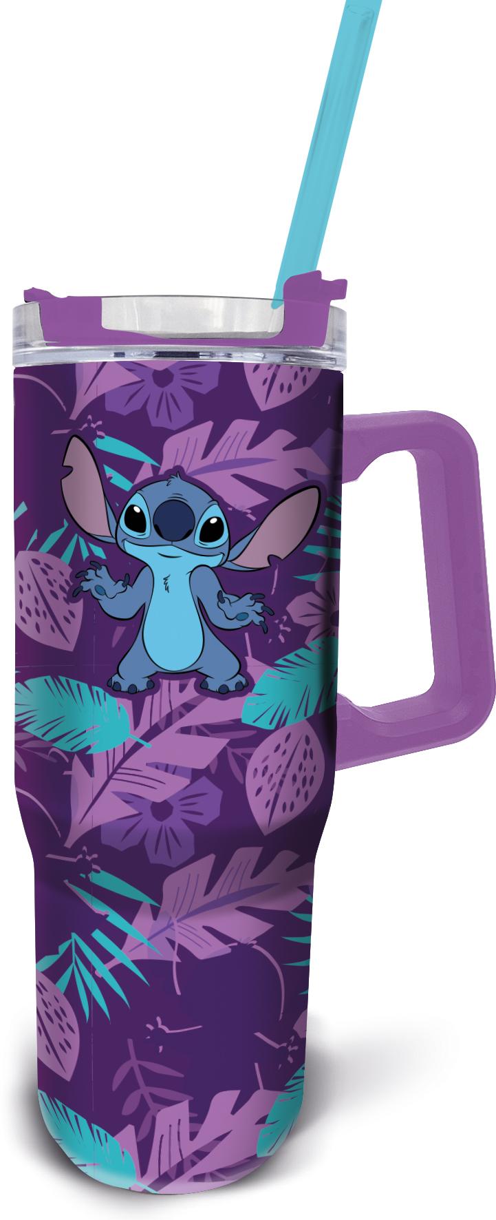STITCH - Purple Flower - XL Rambler Mug - Size 31Oz