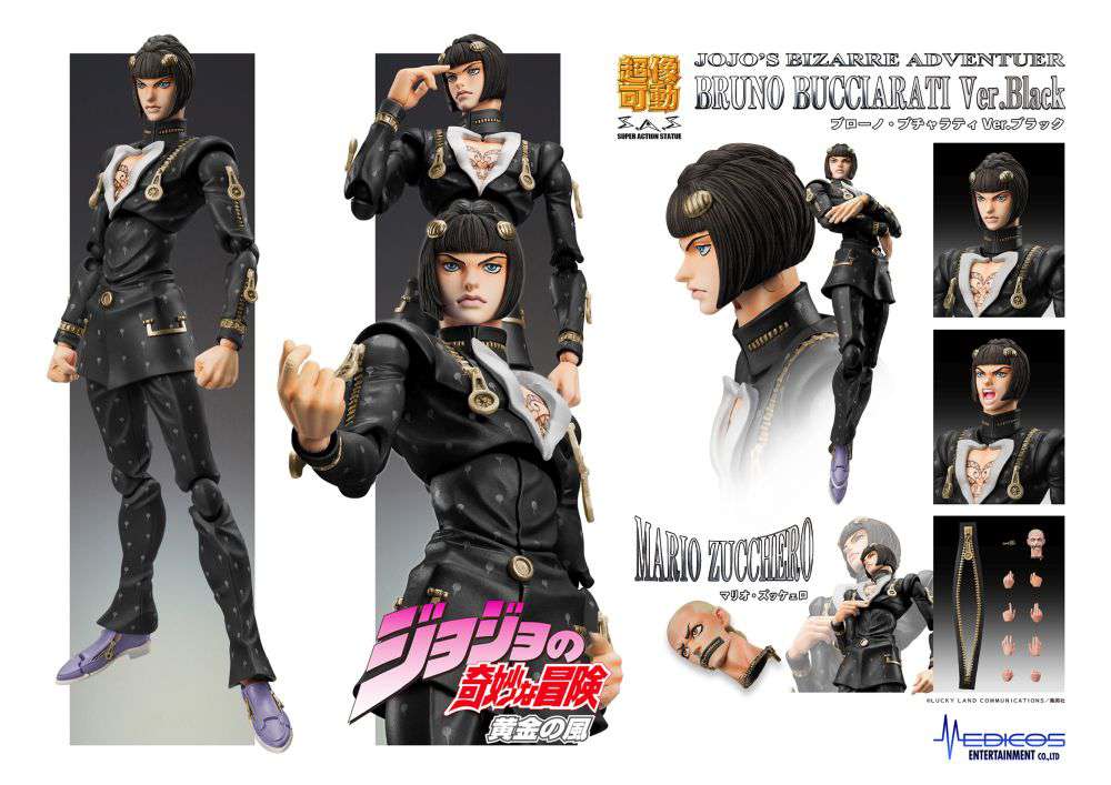 JOJO PART 5 - Bruno Bucciarati "Black Vers." - Figure Chozokado 15cm