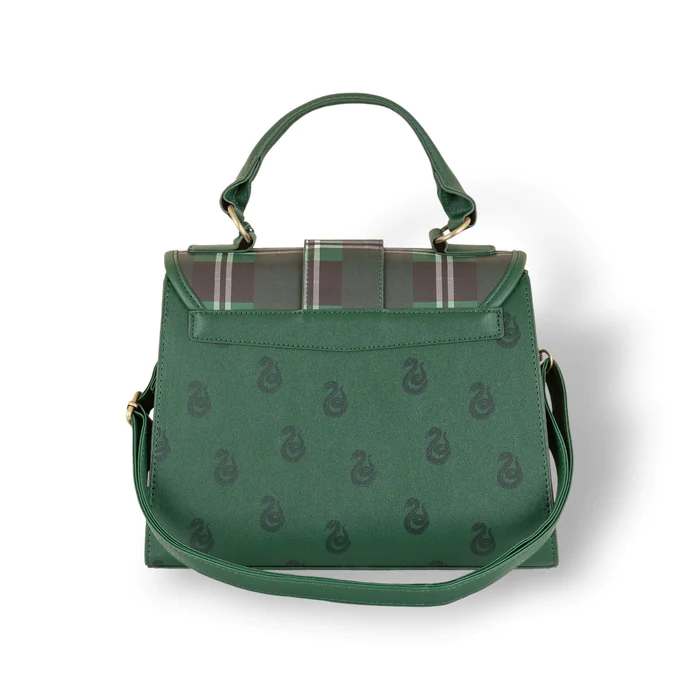 HARRY POTTER - Serpentard - Sac à main Luxe Plaid à Carreaux + Charmes
