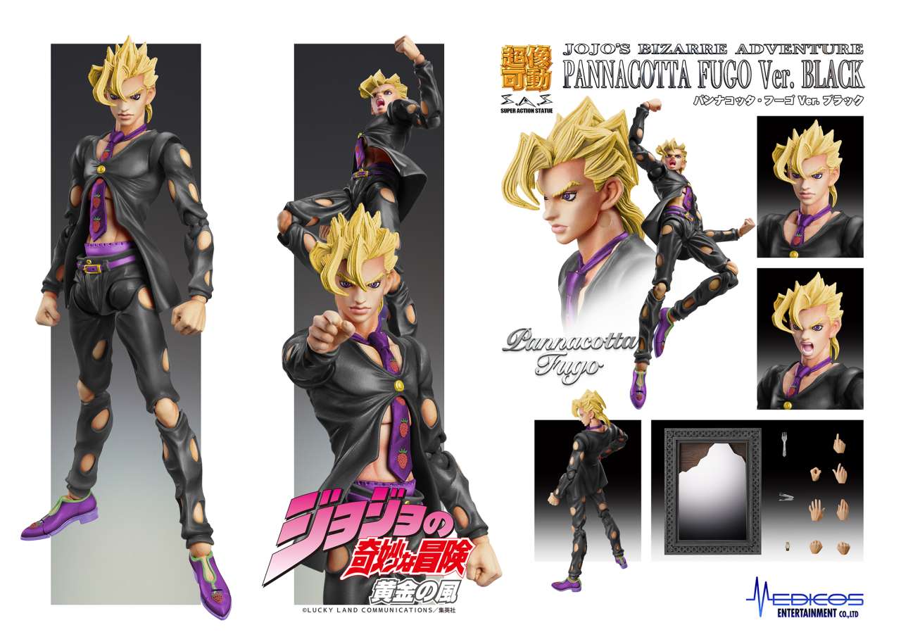 JOJO PART 5 - Pannacotta Fugo "Black Version" - Figure Chozokado 15cm