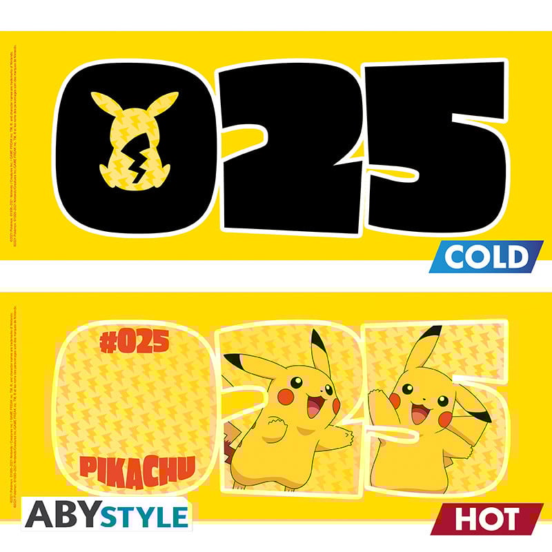 POKEMON - Pikachu - Mug Heat Change 460ml