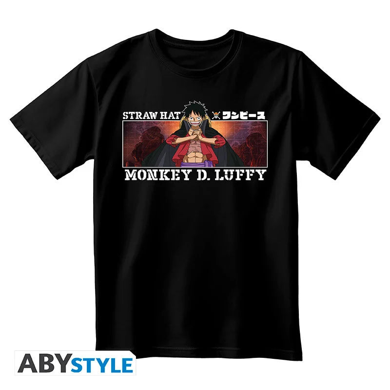 ONE PIECE - T-Shirt Monkey D.Luffy Unisex black (XXL)