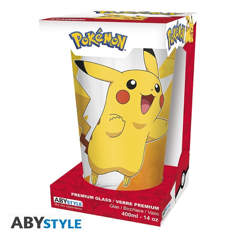 POKEMON - Pikachu "Metal Effect" - Premium XXL Glass 400ml