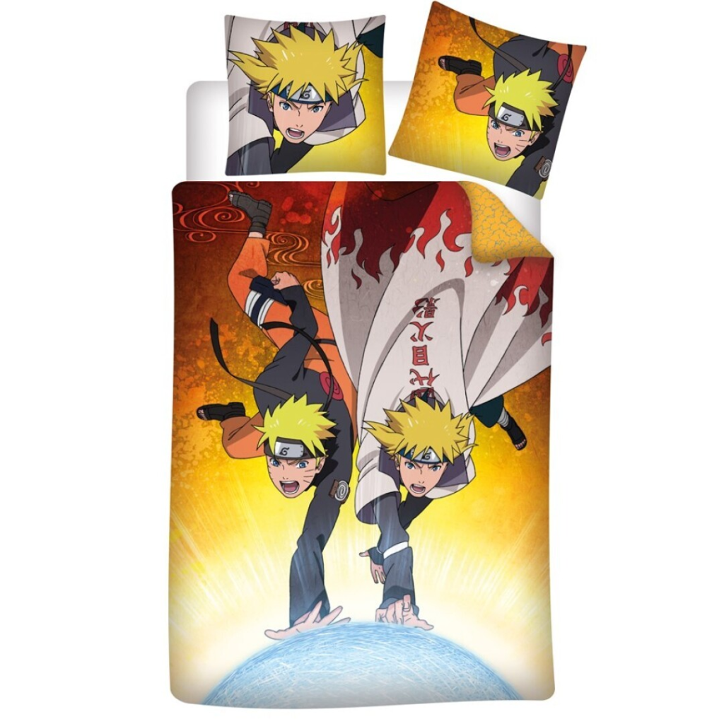 NARUTO - Minato & Naruto - Duvet Cover 140x200cm - '100% microfiber'