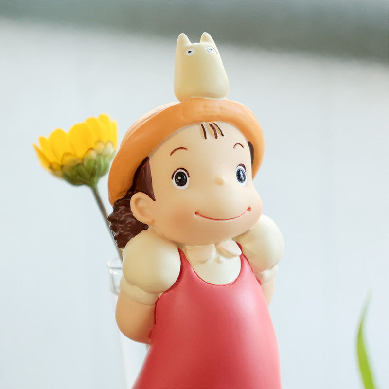 MY NEIGHBOR TOTORO - Mei & White Totoro - Fig. Soliflore 12x13x21.5cm