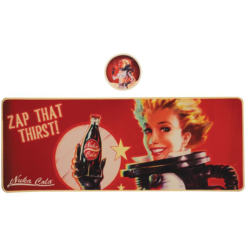 FALLOUT - Nuka-Cola - XL Desktop Mat + 1 Coaster