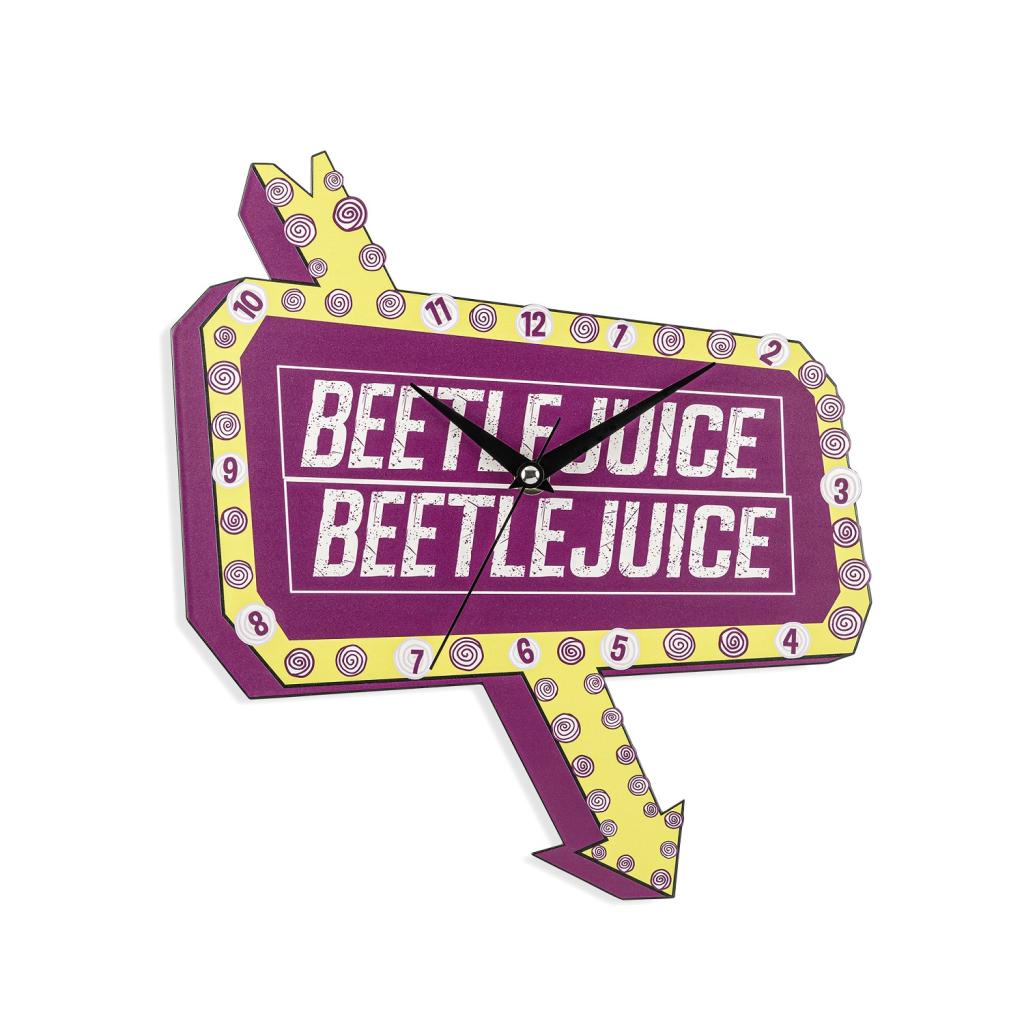 BEETLEJUICE - Sign - Metal Wall Clock