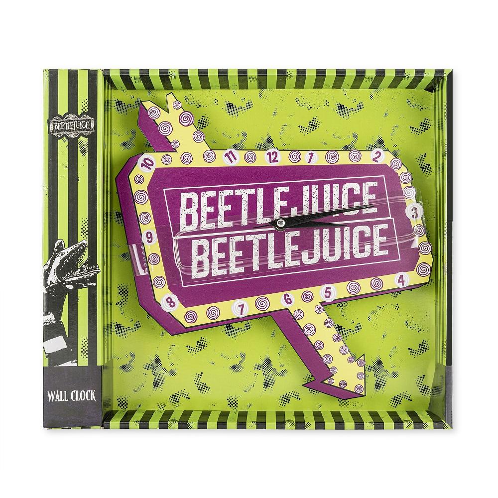 BEETLEJUICE - Sign - Metal Wall Clock