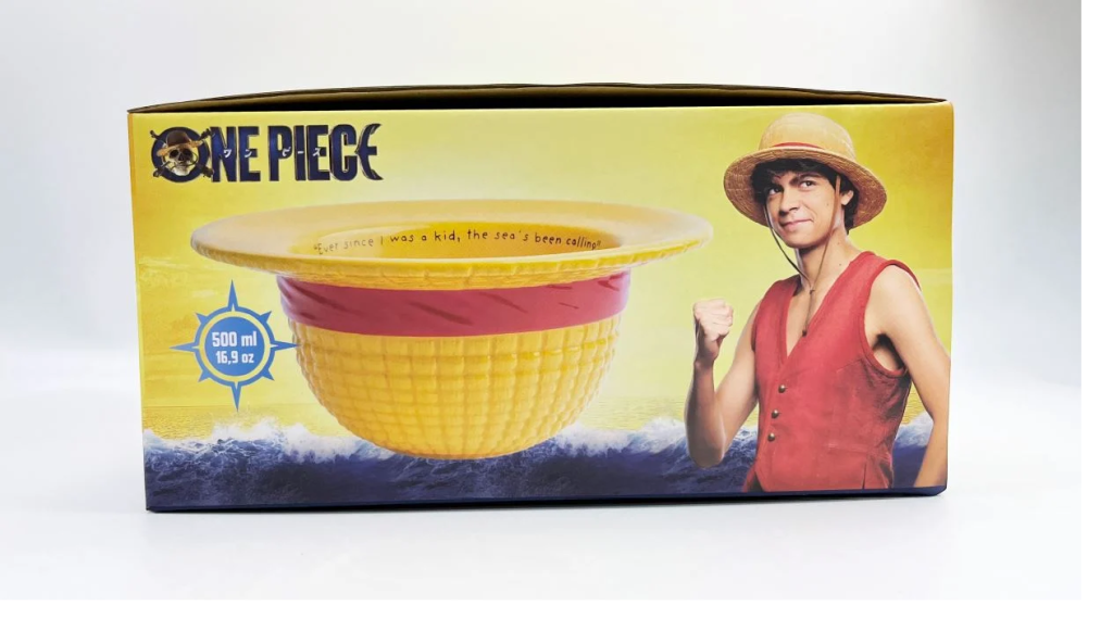 ONE PIECE NETFLIX - Luffy Hat - 3D Bowl 17oz