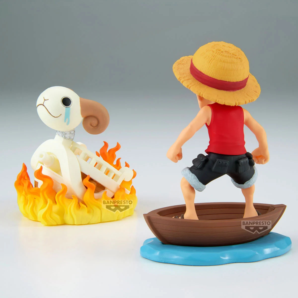 ONE PIECE - Luffy & Going Merry - WCF Log Stories Figure 8cm