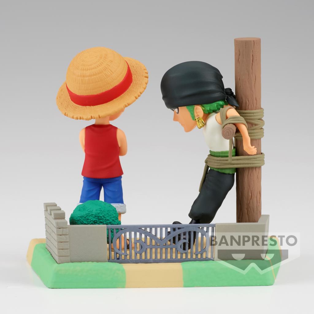 ONE PIECE - Luffy & Zoro - Figure WCF-Log Stories 7cm