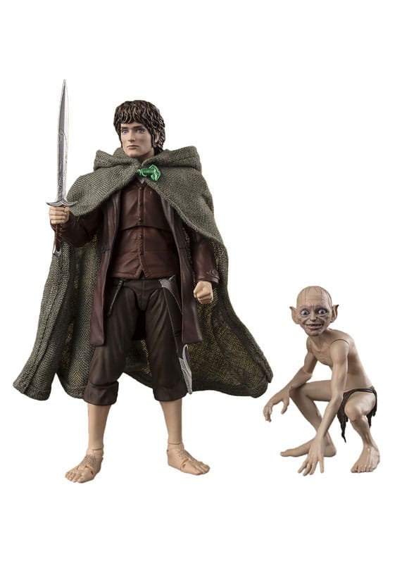 LORD OF THE RINGS - Frodo & Gollum - Figure S.H. Figuarts 6 & 12cm