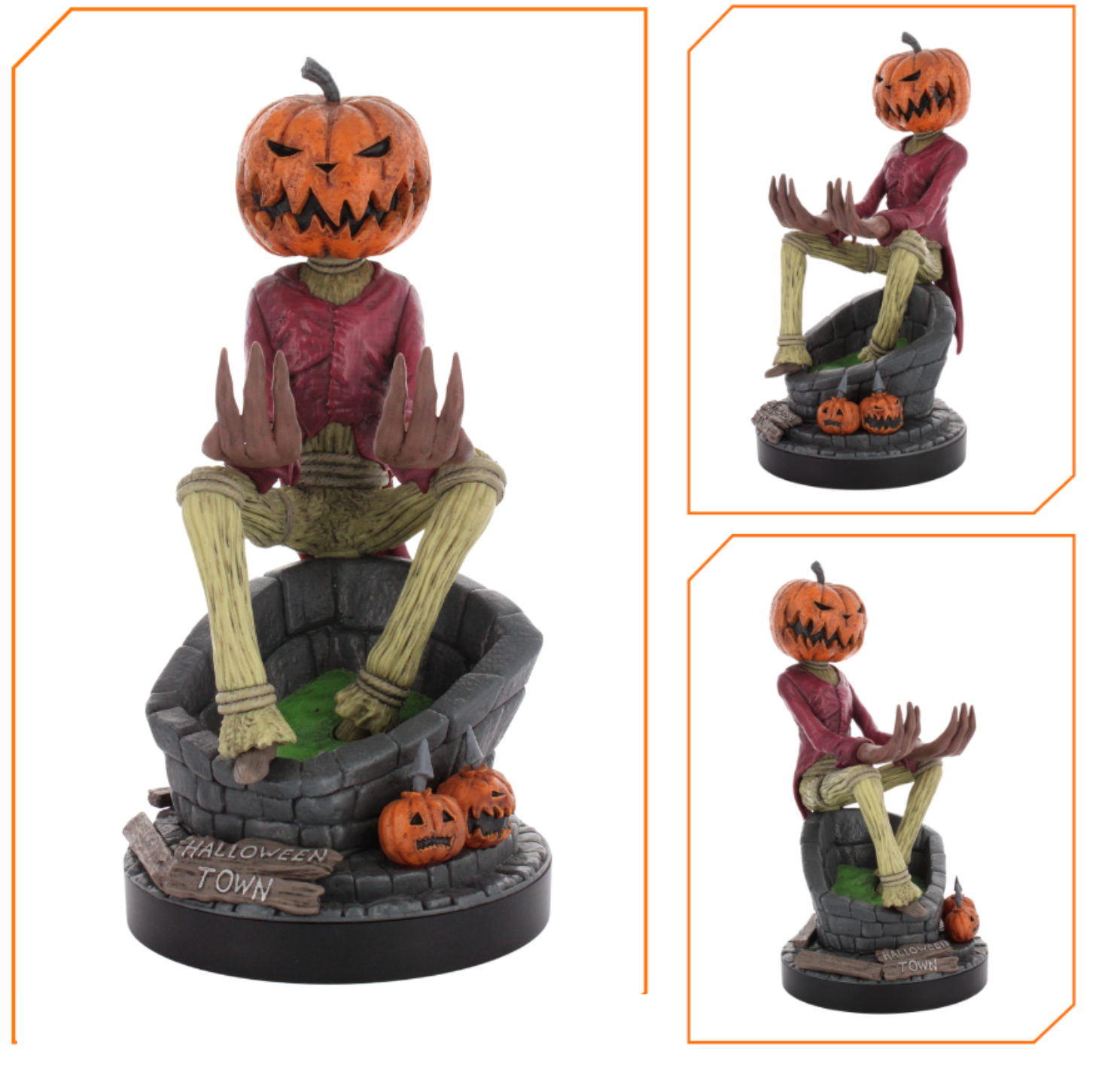 NIGHTMARE BEFORE XMAS - Pumpkin - Controller & Phone Support - 20cm