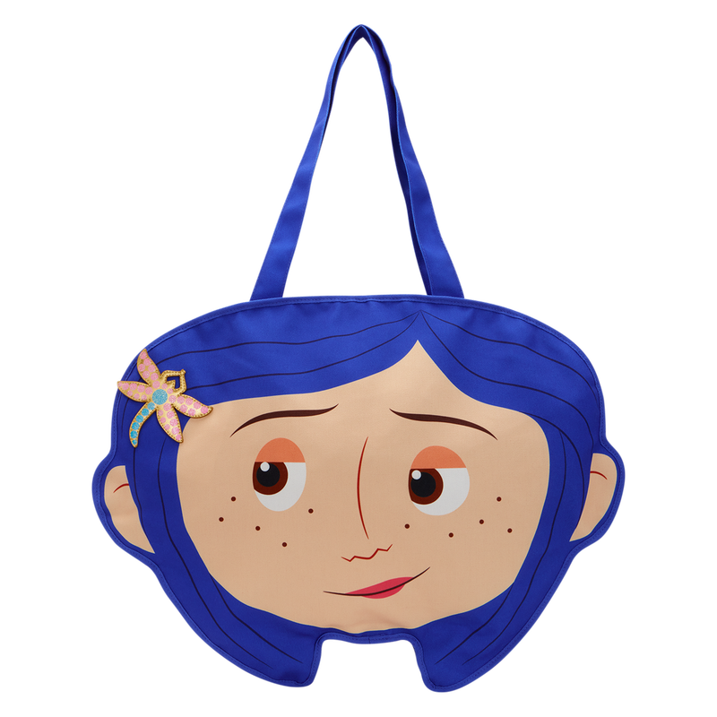 CORALINE - Oversize Canvas Tote Bag LoungeFly