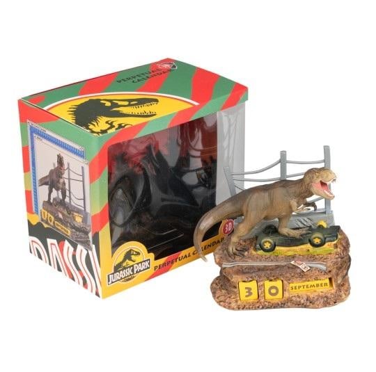 JURASSIC PARK - Calendrier Perpétuel 3D en Résine