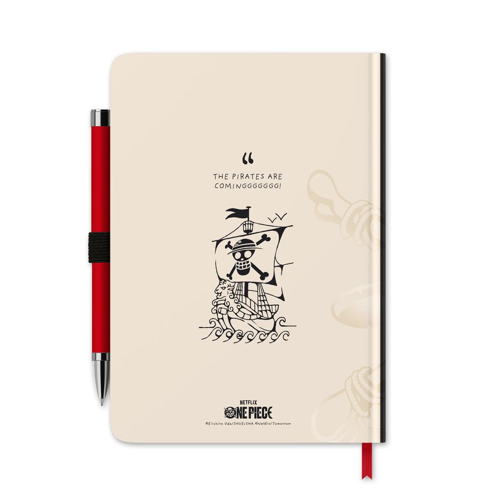 ONE PIECE NETFLIX - Notebook + Stylo-Bille Lumineux - Format A5