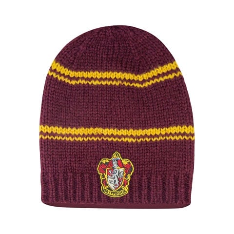 HARRY POTTER - Bonnet Long Slouchy Gryffondor Pourpre et Or