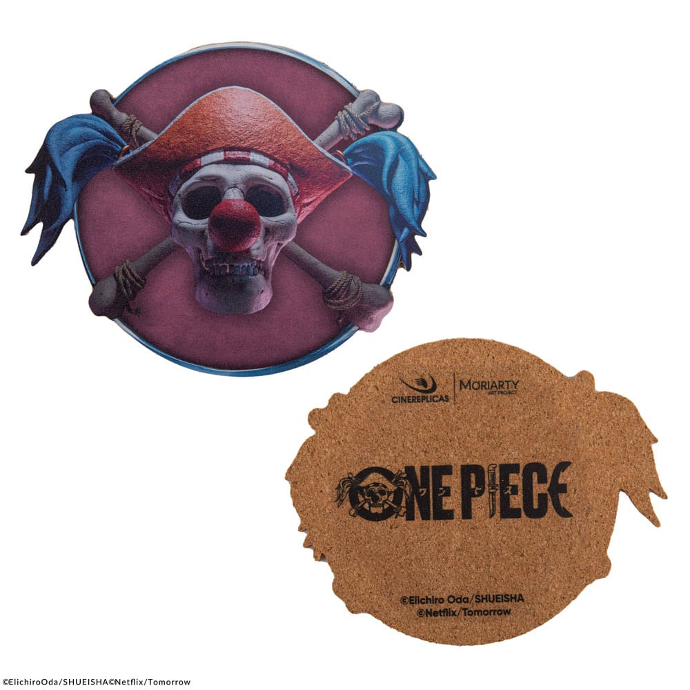 ONE PIECE NETFLIX - Characters 1 - 4 Coasters lot