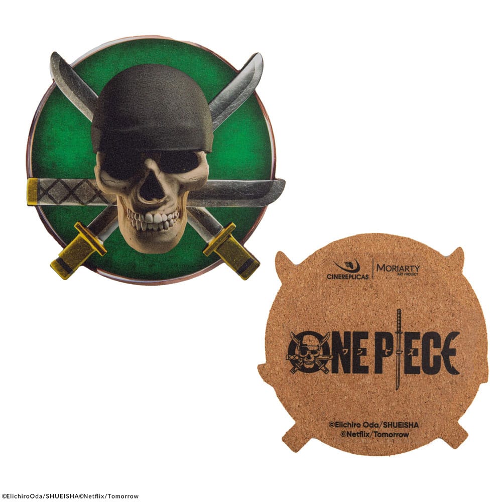 ONE PIECE NETFLIX - Characters 2 - 4 Coasters lot