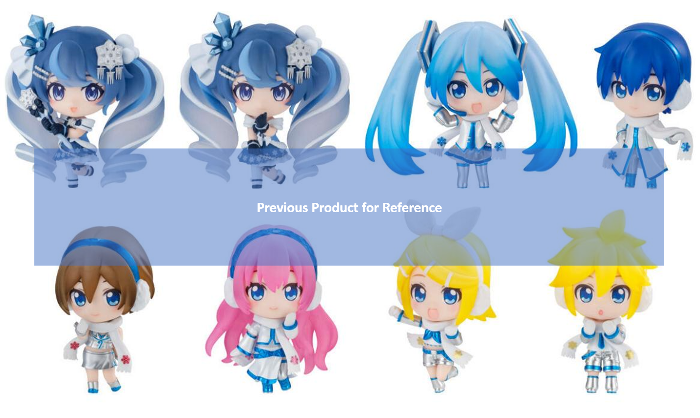 HATSUNE MIKU - Snow Miku 2026 Collection - Assortiment 8 Figure 5cm
