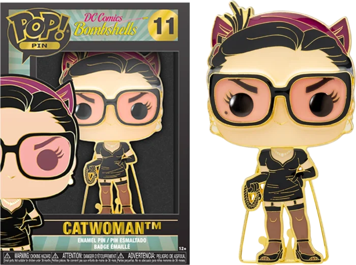 DC COMICS - Pop Large Enamel Pin N° 11 - Catwoman