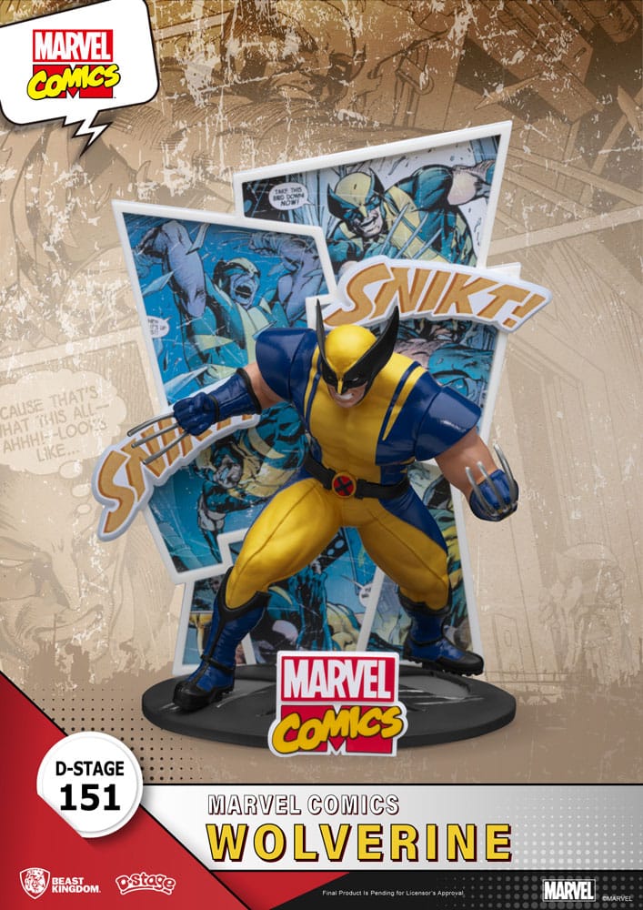 MARVEL - Wolverine - Diorama D-Stage 16cm