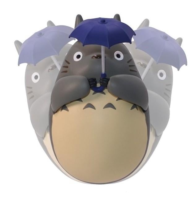 MON VOISIN TOTORO - Totoro Gris Parapluie - Figurine Culbuto 7.3cm