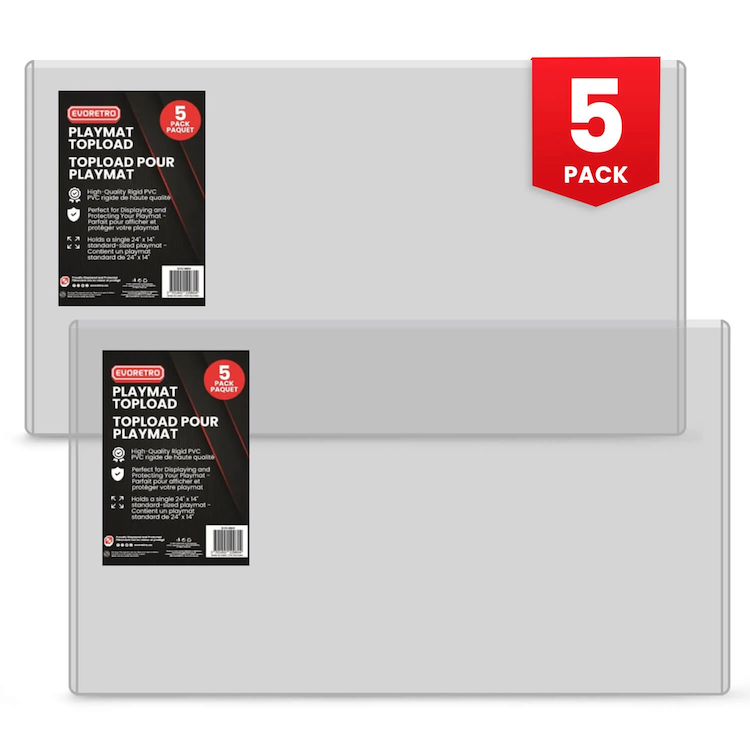 EVORETRO - Topload Holder For Playmat 5pc