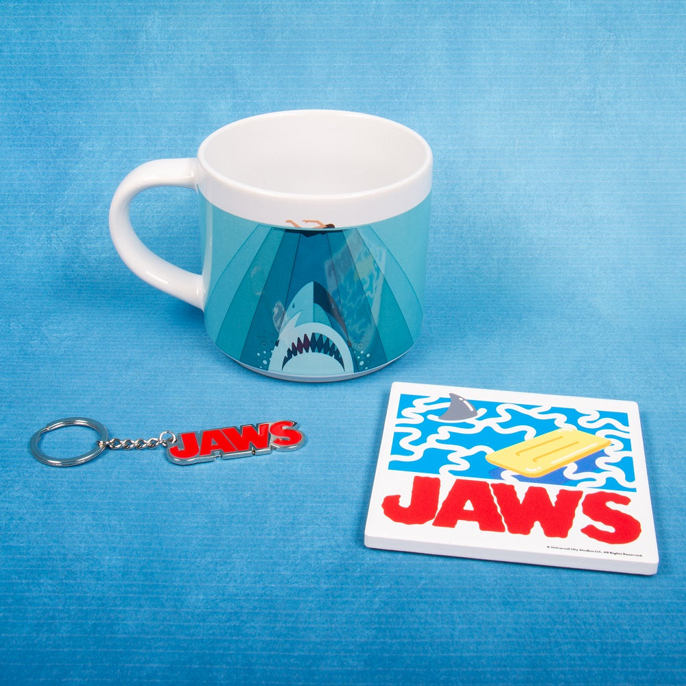 JAWS - Gift Box - Mug 250 ml + Coaster + Keyring
