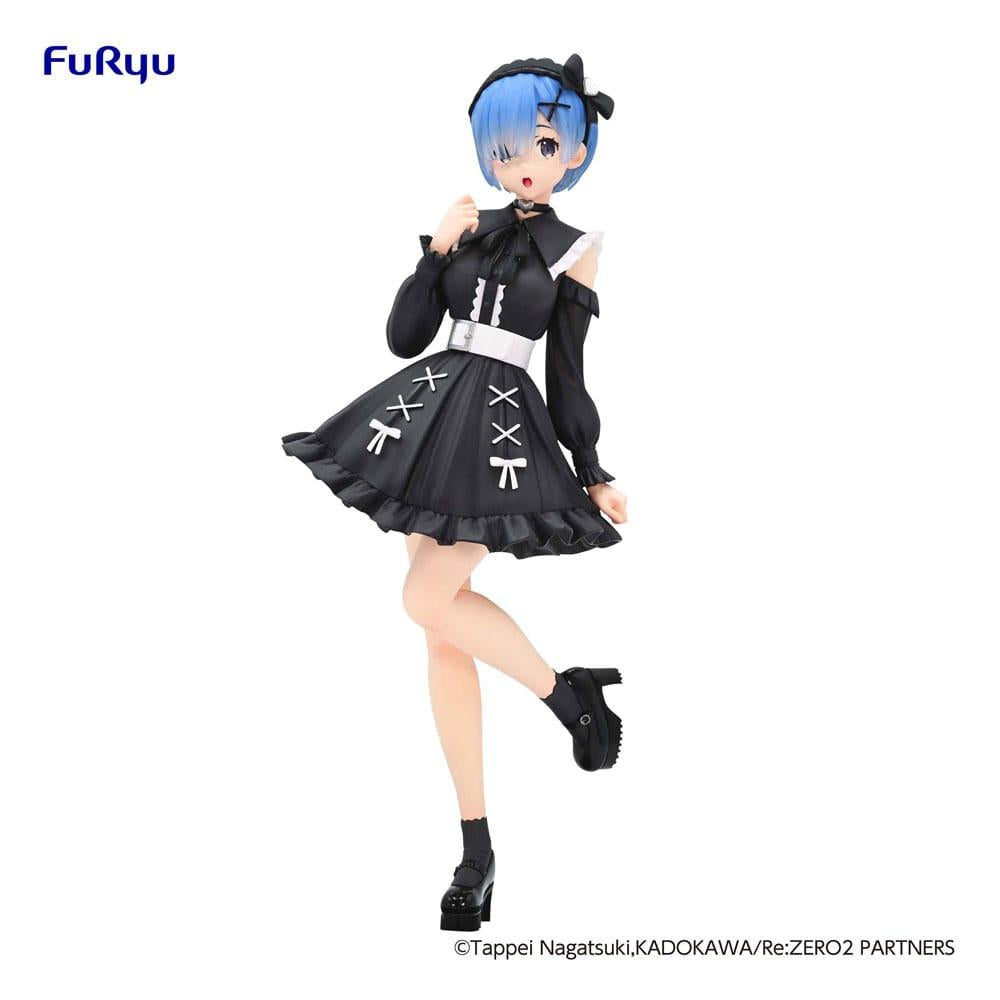 RE ZERO - Rem "Girly Outfit  Black" - Statue Trio-Try-It 21cm