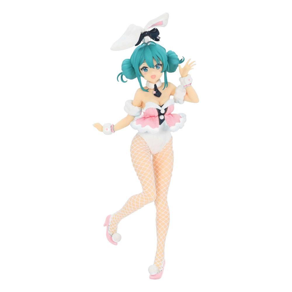 HATSUNE MIKU - White Rabbit Baby Pink - Statue PVC BiCute Bunnies 28cm