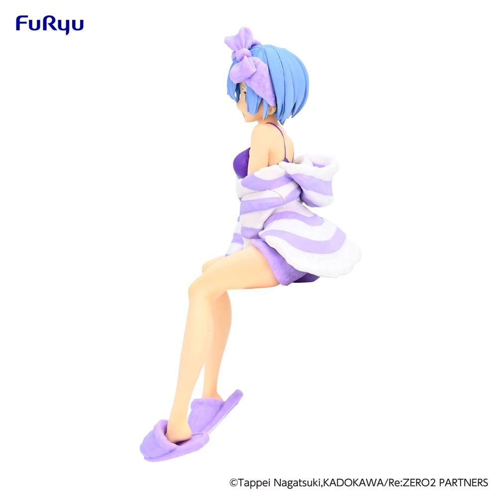RE ZERO - Rem "Room Wear Purple" - Statue PVC Noodle Stopper 14cm