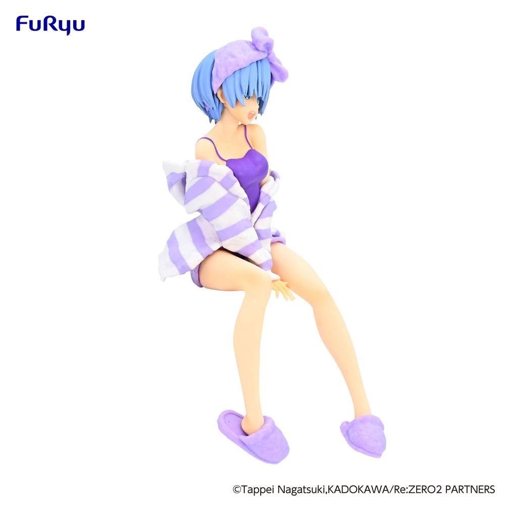 RE ZERO - Rem "Room Wear Purple" - Statue PVC Noodle Stopper 14cm