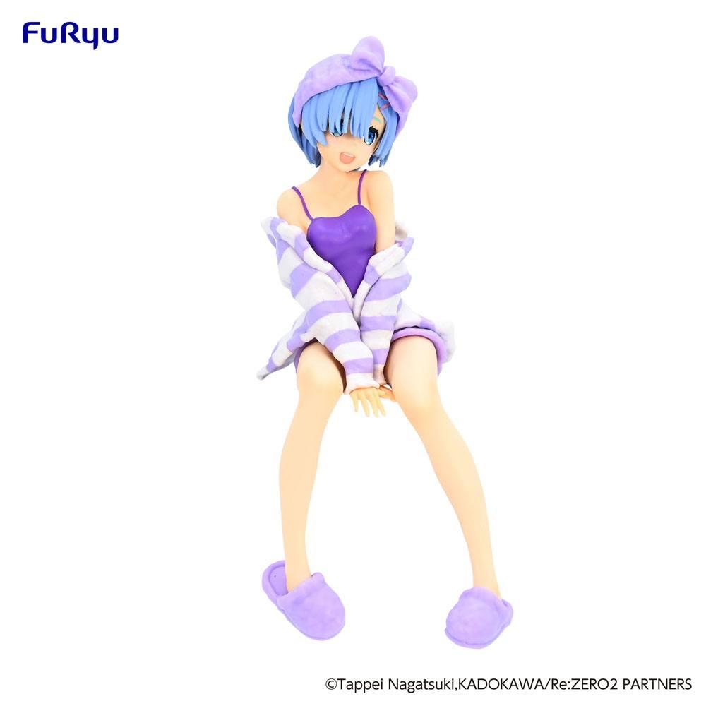 RE ZERO - Rem "Room Wear Purple" - Statue PVC Noodle Stopper 14cm