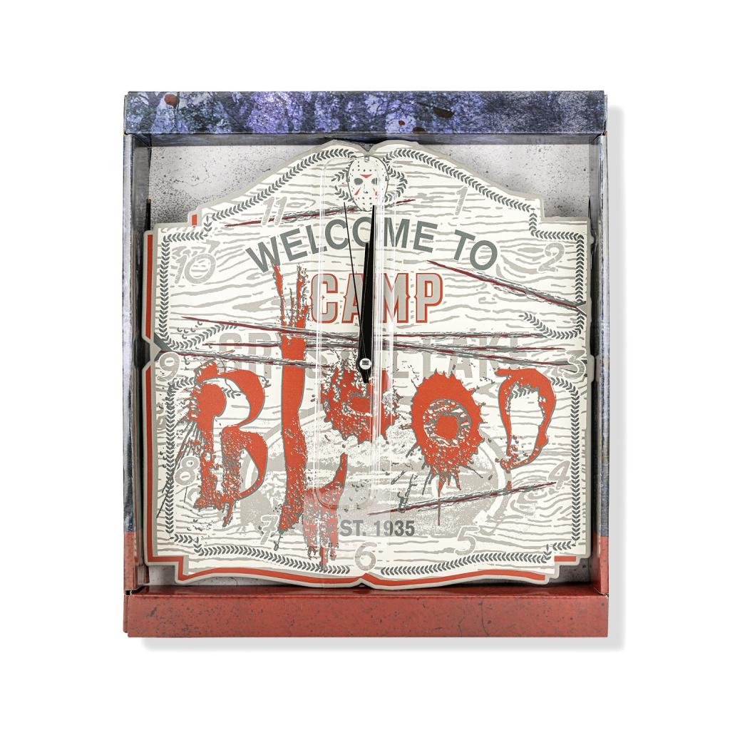 FRIDAY 13TH - Camp - Metal Wall Clock