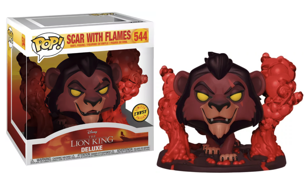 THE LION KING - POP Deluxe N° 544 - Scar in Flames with Chase