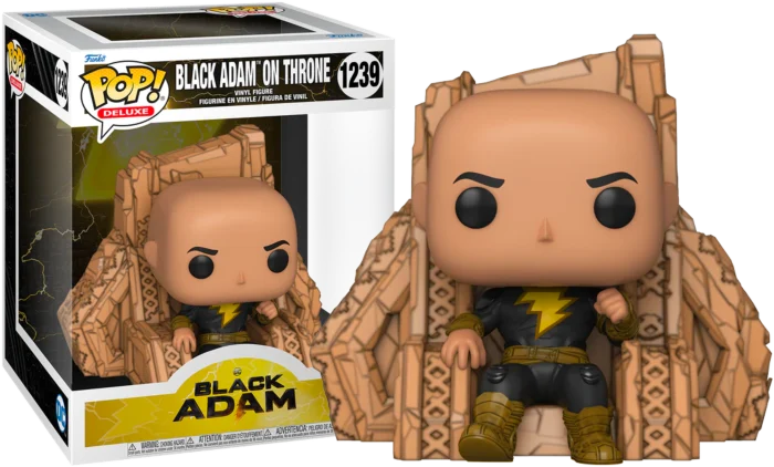 BLACK ADAM - POP Deluxe N° 1239 - Black Adam on Throne