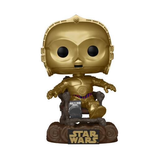 STAR WARS 6 "40EME ANNIVERSAIRE" - POP N° 609 - C3PO sur Chaise