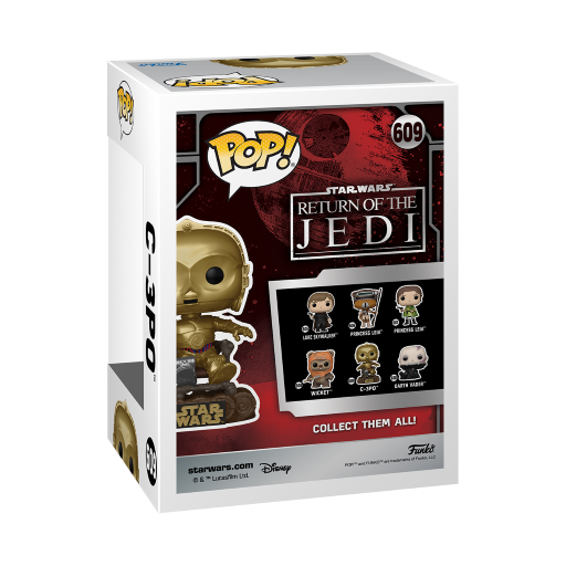 STAR WARS 6 "40EME ANNIVERSAIRE" - POP N° 609 - C3PO sur Chaise