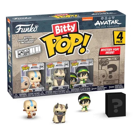 AVATAR THE LAST AIRBENDER - Bitty Pop 4 Pack 2.5cm - Aang