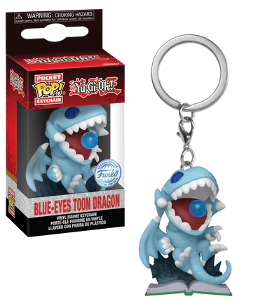 YU-GI-OH - Pocket Pop Keychains - Dragon Toon aux Yeux Bleus (Attack)