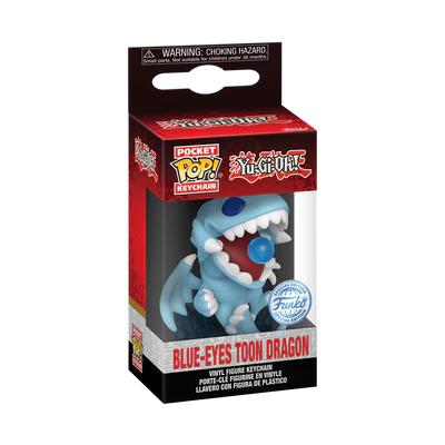YU-GI-OH - Pocket Pop Keychains - Dragon Toon aux Yeux Bleus (Attack)