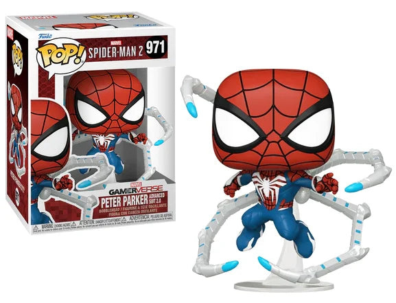 SPIDER-MAN 2 - POP Games N° 971 - Peter Parker (Advanced Suit 2.0)