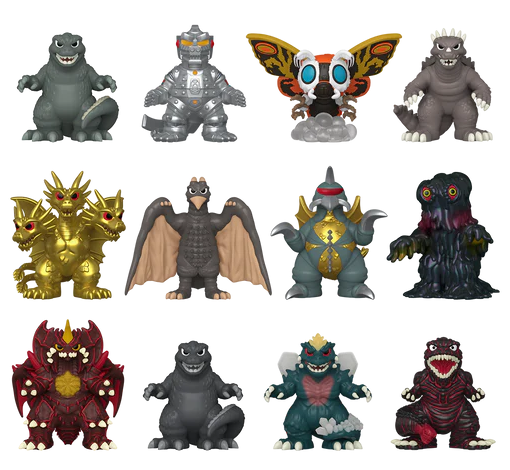 GODZILLA 70TH - Mystery Minis (BOX 12 Figurines)