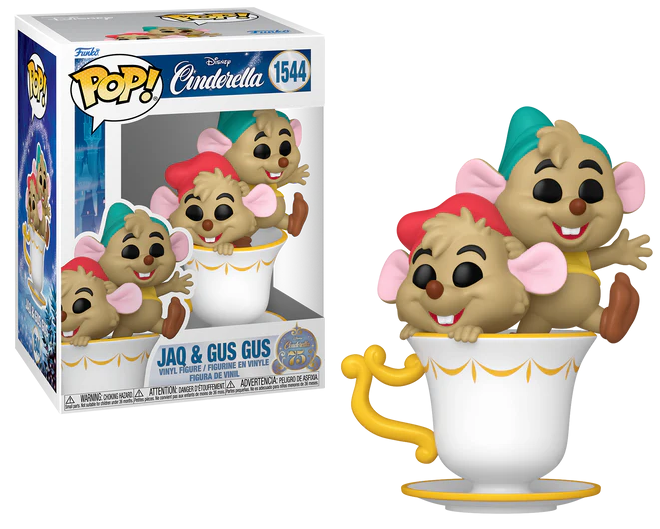 CENDRILLON 75EME ANNIVERSAIRE - POP Disney N° 1544 - Jac et Gus
